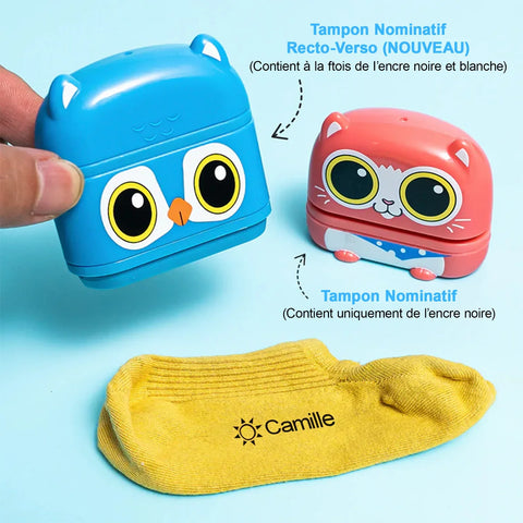 Tampon nominatif personnalisé (Double Face)